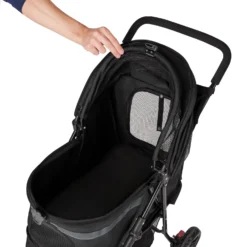 Frisco No-Zip, Collapsible Cat & Dog Stroller -PetPalace Picks 361641 PT4. AC SS1800 V1670594610