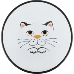 Frisco Cat Face Wide Shape Elevated Non-Skid Ceramic Cat Bowl -PetPalace Picks 363381 PT4. AC SS1800 V1657657267