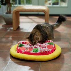 Frisco Pizza Reversible Snuffle Mat, Yellow, Medium -PetPalace Picks 363398 PT3. AC SS1800 V1660750517