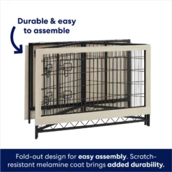 Frisco Easy Set-Up Wood Furniture Style Dog Crates 12 Frisco Easy Set-Up Wood Furniture Style Dog Crates -PetPalace Picks 363840 PT3. AC SS1800 V1685459481