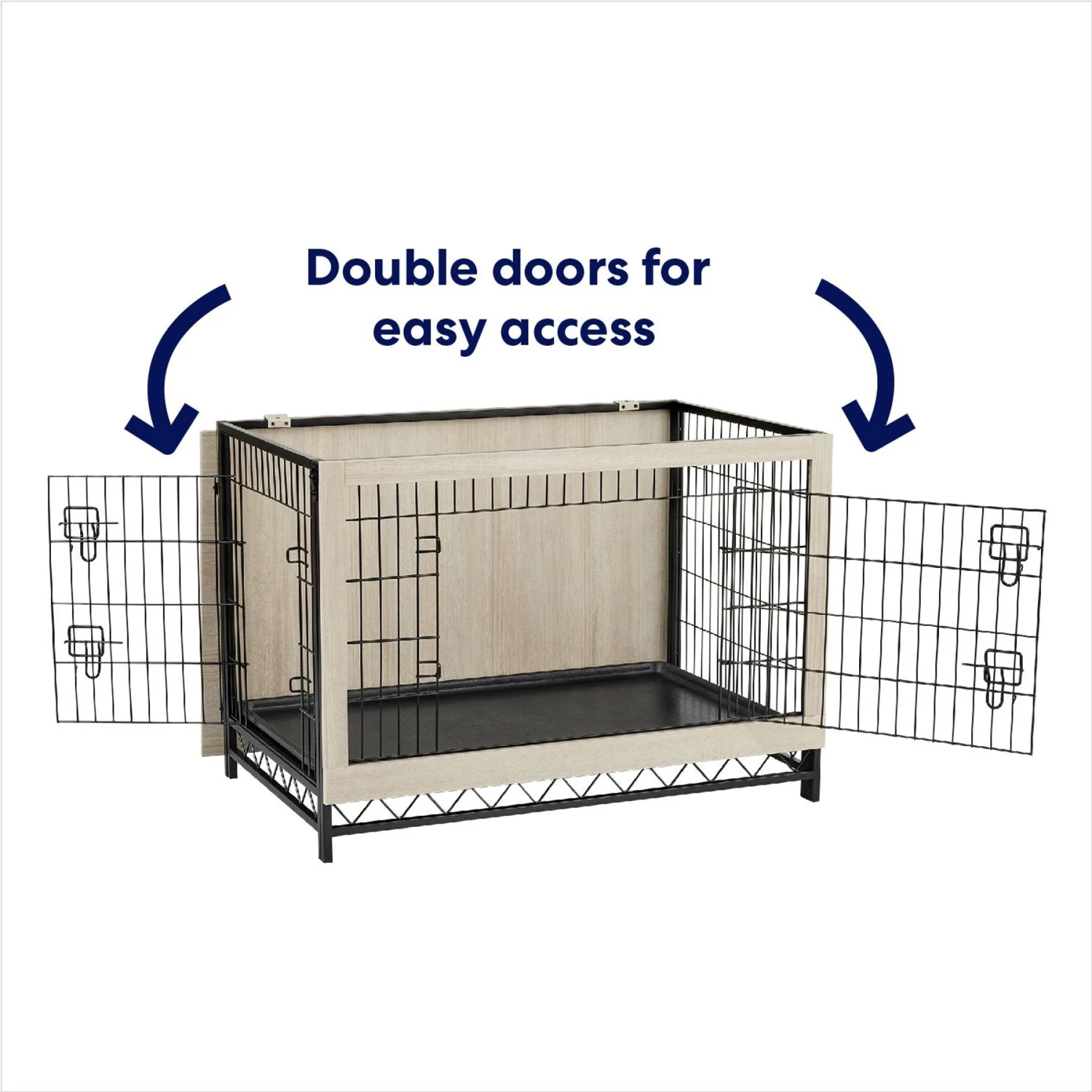 Frisco Easy Set-Up Wood Furniture Style Dog Crates 5 Frisco Easy Set-Up Wood Furniture Style Dog Crates - Image 5