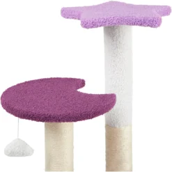 Frisco Star, Moon And Cloud 25" Plush Cat Tree -PetPalace Picks 371373 PT2. AC SS1800 V1670967421