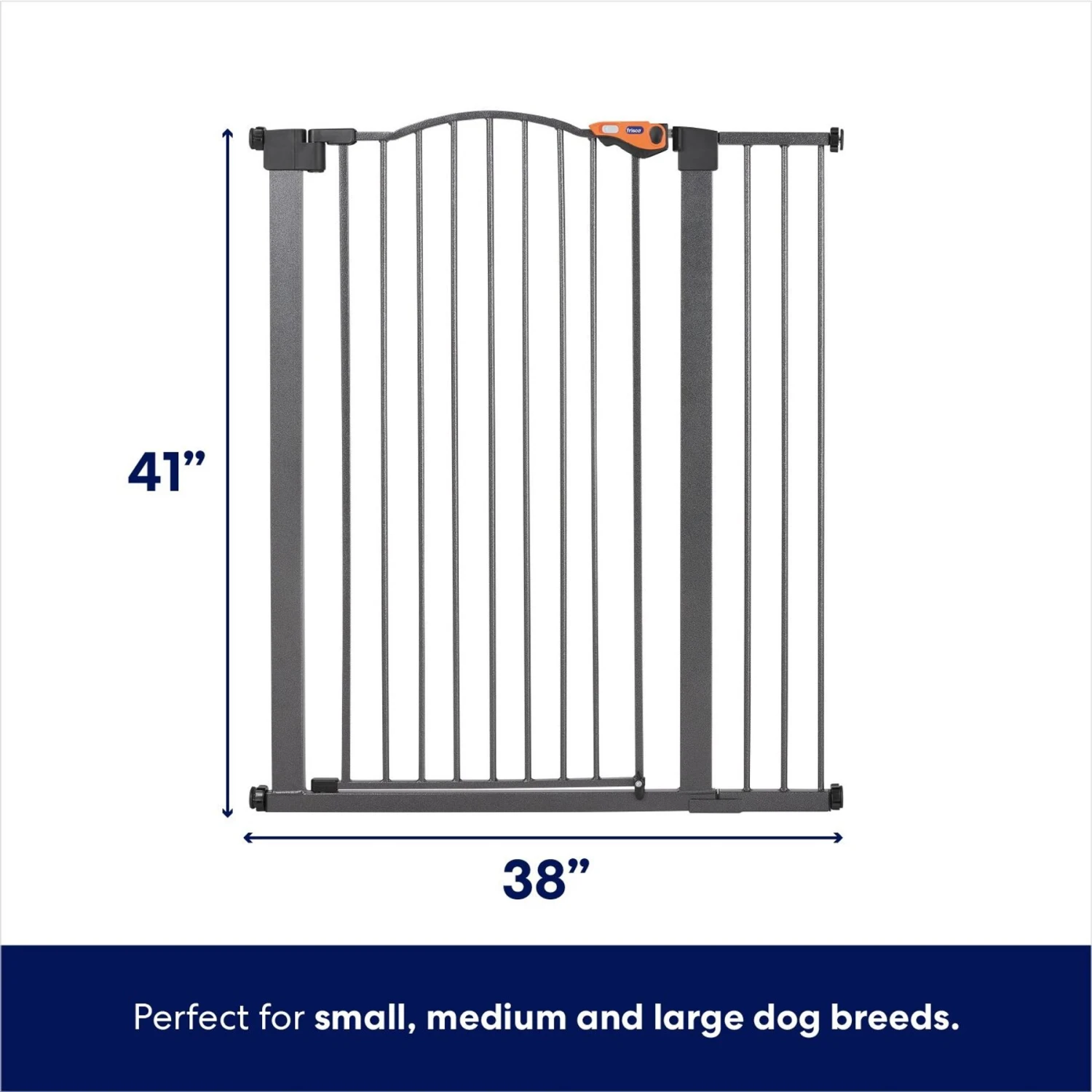 Frisco Outdoor Steel Arch Extra Tall Auto-Close Dog Gate 2 Frisco Outdoor Steel Arch Extra Tall Auto-Close Dog Gate - Image 2