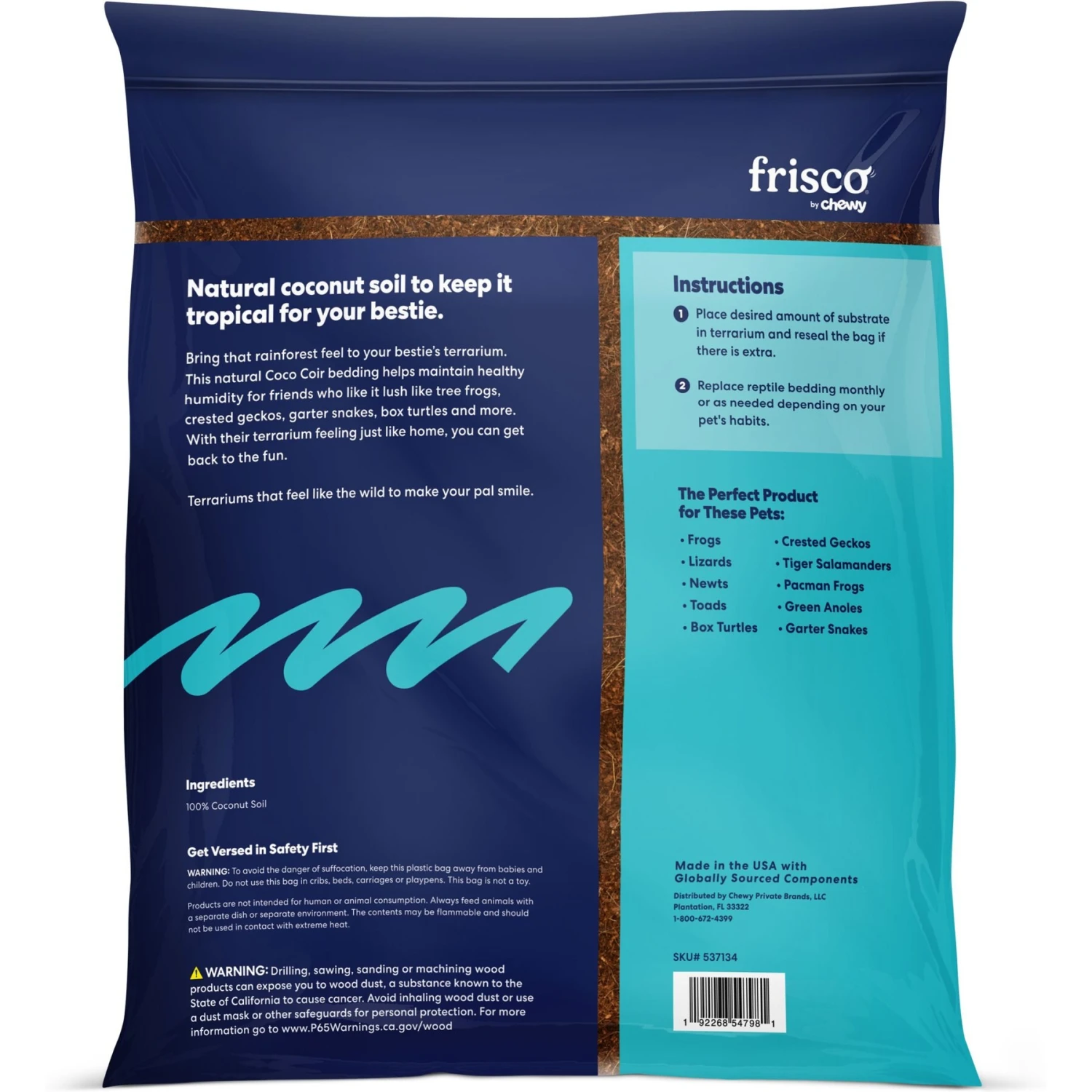 Frisco Coco Coir Reptile Bedding 2 Frisco Coco Coir Reptile Bedding - Image 2