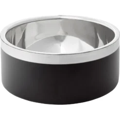 Frisco Insulated Two-Toned Non-Skid Stainless Steel Dog & Cat Bowl + 3 Items -PetPalace Picks 630886 PT3. AC SS1800 V1662741658
