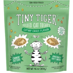 Tiny Tiger Catnip Craze Flavor Filled Cat Treats + 4 Items -PetPalace Picks 631022 PT3. AC SS1800 V1662734806