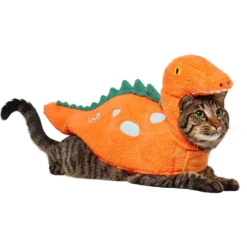 Frisco Furry Dinosaur Dog & Cat Costume -PetPalace Picks 708190 PT2. AC SS1800 V1689351098