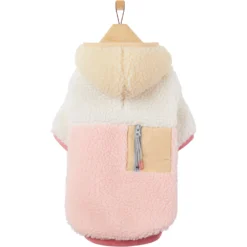 Frisco Colorblock Fleece Dog & Cat Hoodie W/ Pocket -PetPalace Picks 718278 PT3. AC SS1800 V1693234302