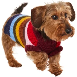 Frisco Chunky Knit Multi-Stripe Dog & Cat Sweater 10 Frisco Chunky Knit Multi-Stripe Dog & Cat Sweater -PetPalace Picks 718662 PT2. AC SS1800 V1703184683