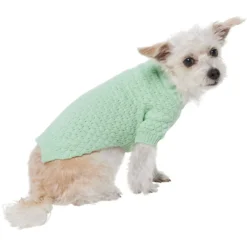 Frisco Bubble Knit Mock Neck Dog & Cat Sweater -PetPalace Picks 718806 PT2. AC SS1800 V1703184629
