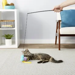 Hartz Delectables Squeeze Up Variety Pack Lickable Cat Treats & Frisco Bird With Feathers Teaser Wand Cat Toy With Catnip -PetPalace Picks 737438 PT7. AC SS1800 V1670877149