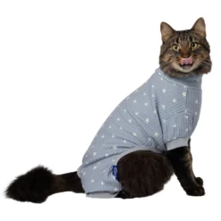Frisco Cozy Waffle Knit Dog & Cat PJs, Starry Night -PetPalace Picks 743134 PT2. AC SS1800 V1692195415