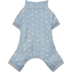 Frisco Cozy Waffle Knit Dog & Cat PJs, Starry Night -PetPalace Picks 743134 PT4. AC SS1800 V1692376095