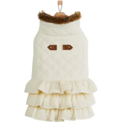 Frisco Medium Weight Quilted Ruffle Tiered Dog & Cat Dress 12 Frisco Medium Weight Quilted Ruffle Tiered Dog & Cat Dress -PetPalace Picks 744262 PT3. AC SS1800 V1692978554