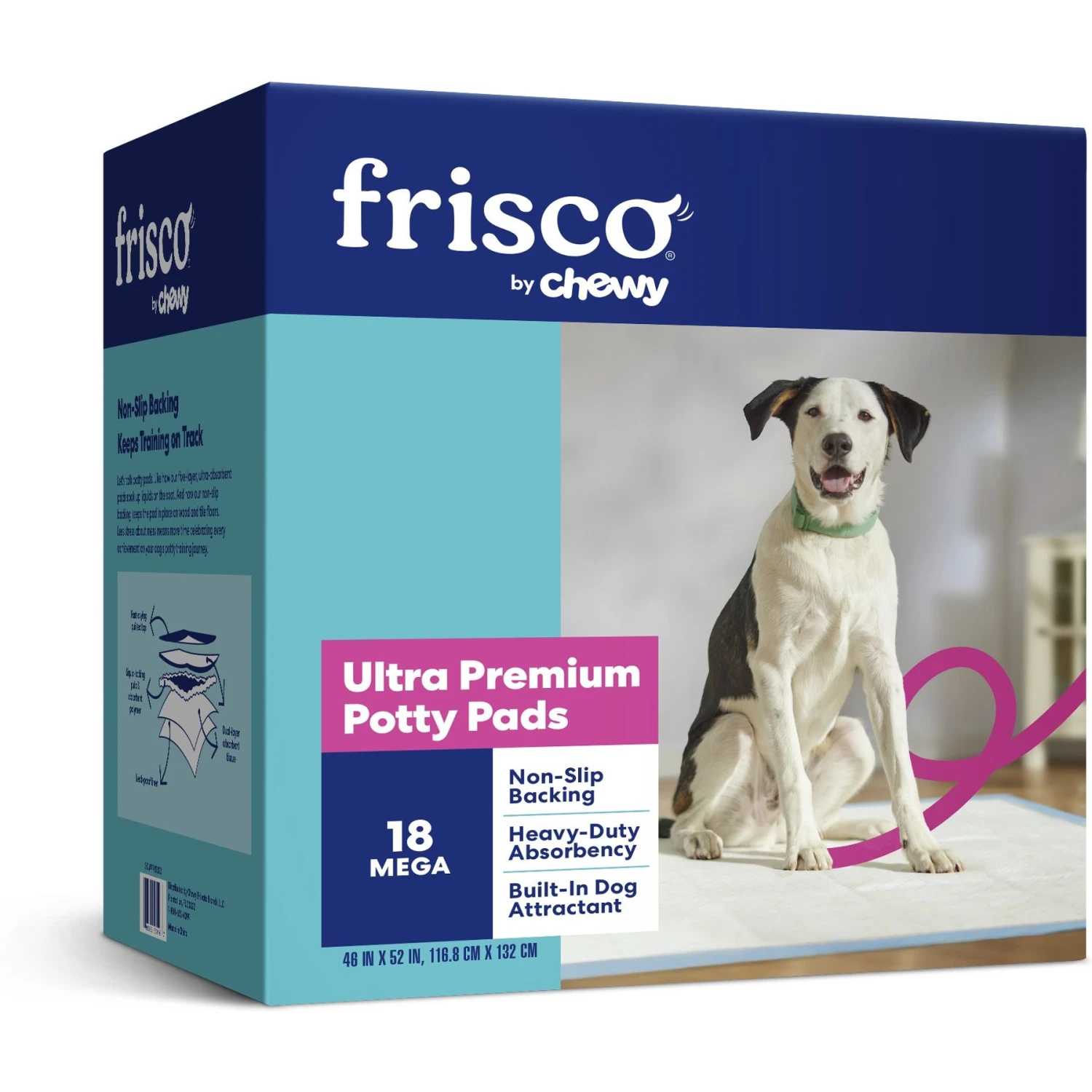 Frisco Mega Non-Skid Ultra Premium Dog Training & Potty Pads 1 Frisco Mega Non-Skid Ultra Premium Dog Training & Potty Pads