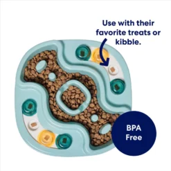 Frisco Interactive Dog & Cat Slow Feeder Bowl -PetPalace Picks 807414 PT4. AC SS1800 V1696254614