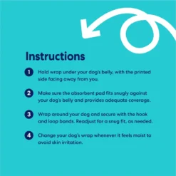 Frisco Washable Dog Diaper Male Wraps -PetPalace Picks 862854 PT4. AC SS1800 V1698950381