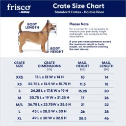 Frisco Fold & Carry Double Door Collapsible Wire Dog Crate 9 Frisco Fold & Carry Double Door Collapsible Wire Dog Crate -PetPalace Picks 88789 PT2. AC SS1800 V1667228179