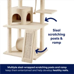 Frisco 62-in Faux Fur Cat Tree & Condo 9 Frisco 62-in Faux Fur Cat Tree & Condo -PetPalace Picks 92259 PT3. AC SS1800 V1667228394