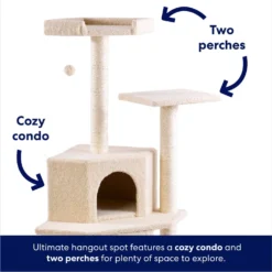 Frisco 52-in Faux Fur Cat Tree & Condo 9 Frisco 52-in Faux Fur Cat Tree & Condo -PetPalace Picks 92261 PT3. AC SS1800 V1667227606
