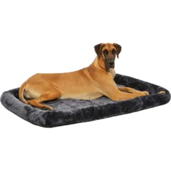 Frisco Heavy Duty Single Door Wire Dog Crate & MidWest Quiet Time Fleece Dog Crate Mat -PetPalace Picks 933510 PT6. AC SS1800 V1692305508