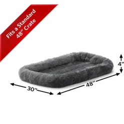 Frisco Heavy Duty Enhanced Lock Double Door Fold & Carry Wire Dog Crate & Mat Kit & MidWest Quiet Time Fleece Dog Crate Mat -PetPalace Picks 947398 PT6. AC SS1800 V1693921543