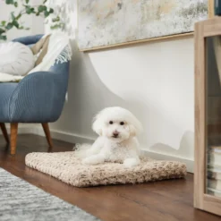 Frisco Double Door Furniture Style Dog Crate, Black & Frisco Swirl Dog Crate Mat -PetPalace Picks 947710 PT5. AC SS1800 V1693921603