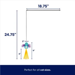 Frisco Colorful Springs Cat Toy & Frisco Bird With Feathers Teaser Wand Cat Toy With Catnip 15 Frisco Colorful Springs Cat Toy & Frisco Bird With Feathers Teaser Wand Cat Toy With Catnip -PetPalace Picks 962126 PT6. AC SS1800 V1694782921