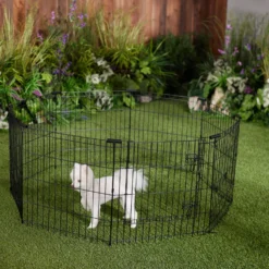 Frisco Wire Dog & Small Pet Exercise Pen With Step-Through Door