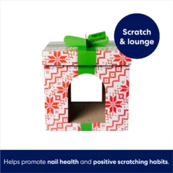 Frisco Holiday Gift Box Cardboard Cat House & Frisco Holiday Santa's Workshop Cardboard Cat House 12 Frisco Holiday Gift Box Cardboard Cat House & Frisco Holiday Santa's Workshop Cardboard Cat House -PetPalace Picks 986158 PT3. AC SS1800 V1698257848