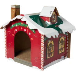 Frisco Holiday Gift Box Cardboard Cat House & Frisco Holiday Santa's Workshop Cardboard Cat House 14 Frisco Holiday Gift Box Cardboard Cat House & Frisco Holiday Santa's Workshop Cardboard Cat House -PetPalace Picks 986158 PT5. AC SS1800 V1698257735